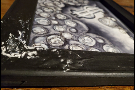Close up of frame