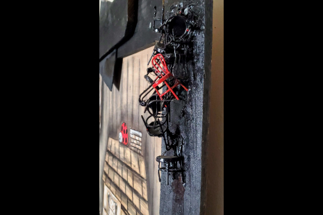 Close up of frame